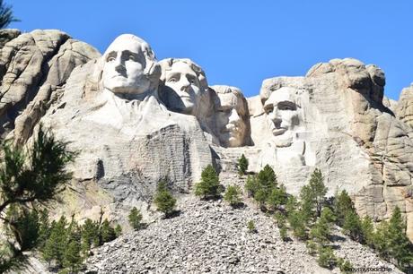 Le célèbre Mont Rushmore symbole de la grandeur américaine