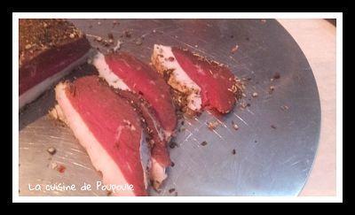 Magret de canard séché à la vanille et poivre de Jackie