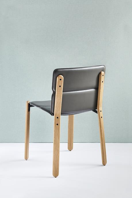 Paddock, la chaise bi-matière du studio Désormeaux/Carette