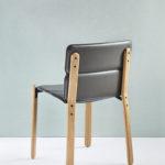 Paddock, la chaise bi-matière du studio Désormeaux/Carette