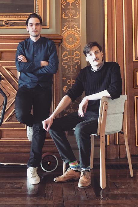 Paddock, la chaise bi-matière du studio Désormeaux/Carette