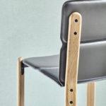 Paddock, la chaise bi-matière du studio Désormeaux/Carette