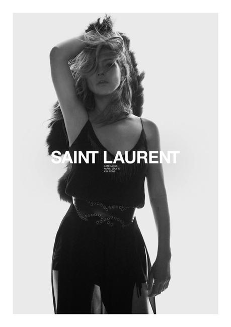 Kate Moss, le nouveau visage de Saint Laurent Kate Moss, le nouveau visage de Saint Laurent