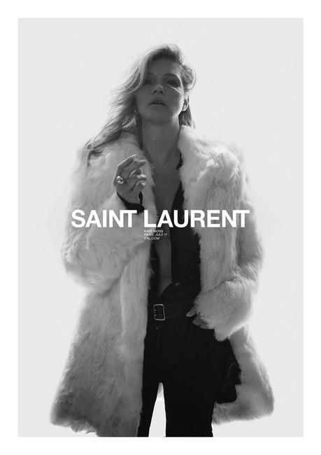 Kate Moss, le nouveau visage de Saint Laurent Kate Moss, le nouveau visage de Saint Laurent