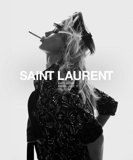 Kate Moss, le nouveau visage de Saint Laurent Kate Moss, le nouveau visage de Saint Laurent