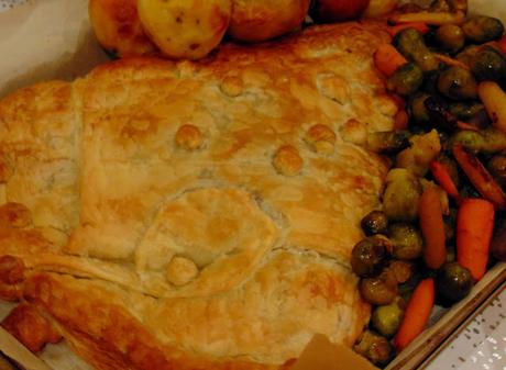 Pâté de Noël aux lentilles en croûte Pâté de Noël aux lentilles en croûte