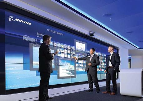 Le centre de collaboration Boeing repose sur une distribution audio/vidéo Lightware