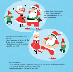 Le compte à rebours du père Noël - 24 histoires avant Noël - Kim Thompson & Élodie Duhameau (illustrations)