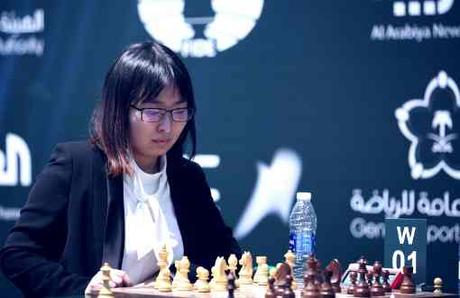 La Chinoise Ju Wenjun est championne du Monde 2017 d'échecs Rapide à Riyad - Photo © site officiel