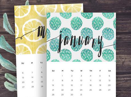 calendrier 2018 original imprimer citron 2018 planning