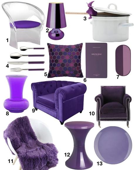 pantone 2018 ultra violet decoration interieure blog