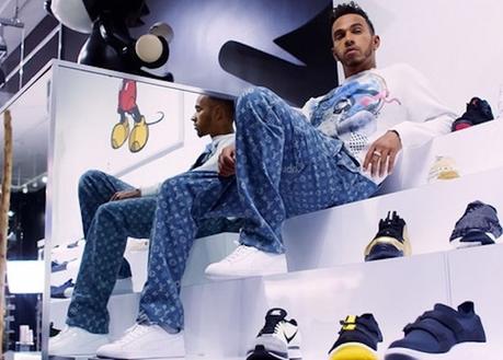 Lewis Hamilton fait son shopping « Sneakers » avec Complex