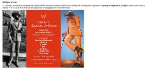 MU Galerie La galerie Africaine « Dandy & Sapeurs d’Afrique » 4/30 Janvier 2018 MU Galerie La galerie Africaine « Dandy & Sapeurs d’Afrique » 4/30 Janvier 2018