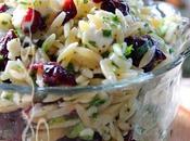 ~Salade d'orzo, feta canneberges~