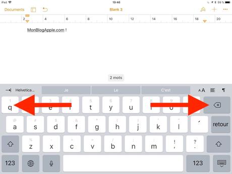 Diviser le clavier de votre iPad pour mieux écrire