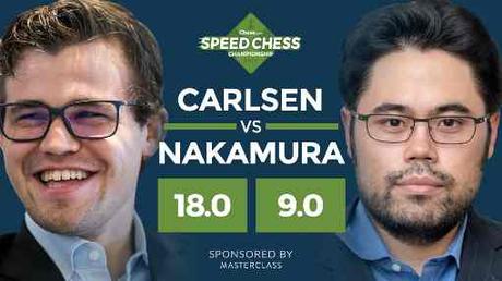 La finale entre Carlsen et Nakamura du 3 janvier 2018 - Photo © chess.com