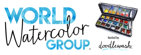 World Watercolor Group hosted by  DoodleWash