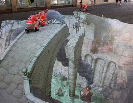 Les illusions 3D du street-artist Eduardo Relero