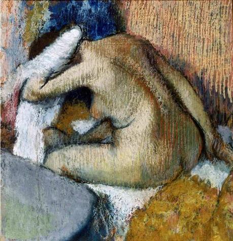 Edgar Degas (1834-1917) : Suite de nus... Pastels. Le cas de Degas - Après le bain, 1896/1898