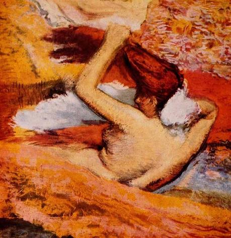 Edgar Degas (1834-1917) : Suite de nus... Pastels. Le cas de Degas - Femme se séchant, 1903