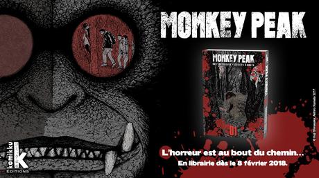 Le manga horrifique Monkey Peak annoncé chez Komikku