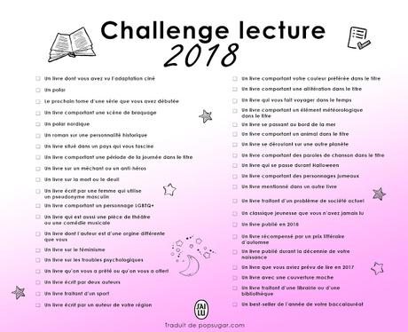 Challenge J'ai lu pour elle 2018
