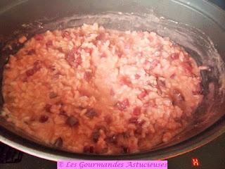 Risotto à la betterave et aux noix (Vegan)