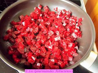 Risotto à la betterave et aux noix (Vegan)