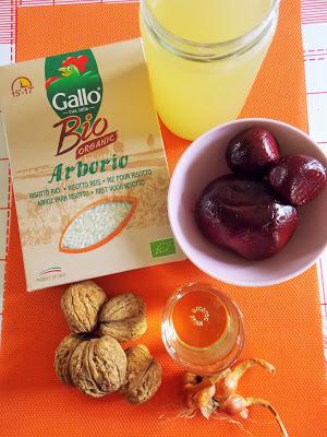 Risotto à la betterave et aux noix (Vegan)