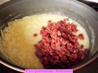 Risotto à la betterave et aux noix (Vegan)