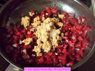 Risotto à la betterave et aux noix (Vegan)