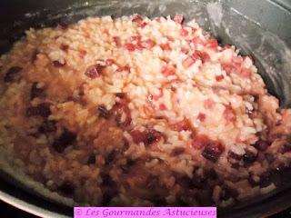 Risotto à la betterave et aux noix (Vegan)