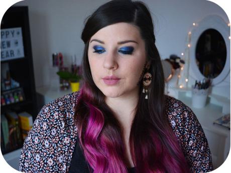 Deep Blue Makeup {Saint + Sinner de Kat von D}