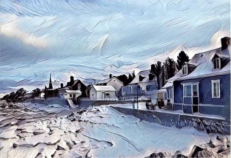 Le Bas-St-Laurent hivernal en peintures