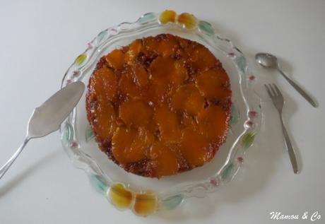 Gâteau renversé aux abricots