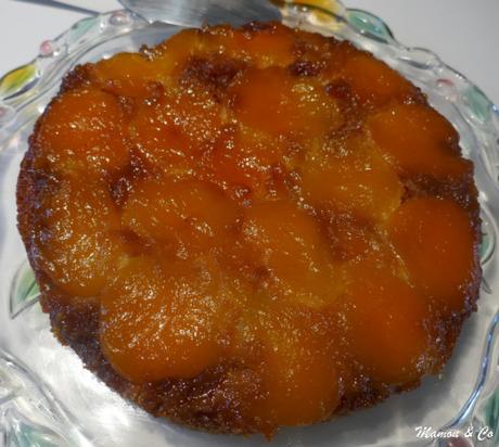 Gâteau renversé aux abricots