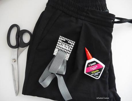 DIY mode – Customisation d’un pantalon avec des bandes latérales