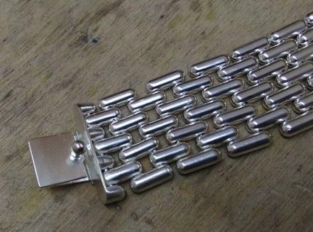 Bracelet maille grain de riz