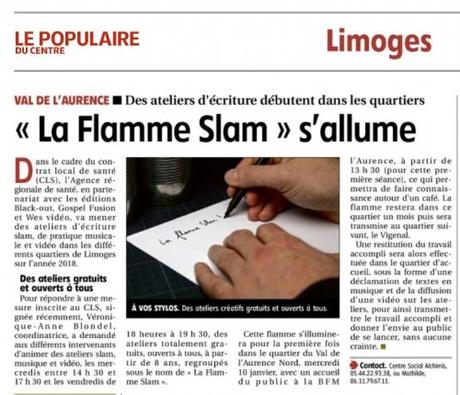 La Flamme Slam - sur toute l'année 2018