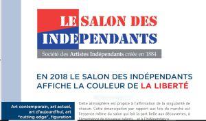Le Salon des Indépendants                      au Grand Palais le 14 Février 2018