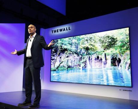 CES 2018 : Samsung dévoile une TV micro-LED modulaire de 146 pouces : The Wall
