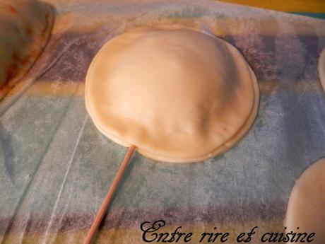 Galettes des rois façon Sucettes à la crème d'amande au chocolat 5 épices et pommes