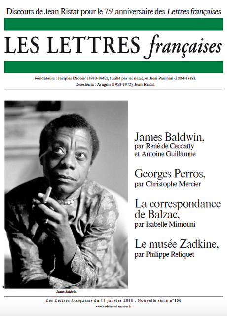 N° 156 –  Les Lettres Françaises du 11 janvier 2018
