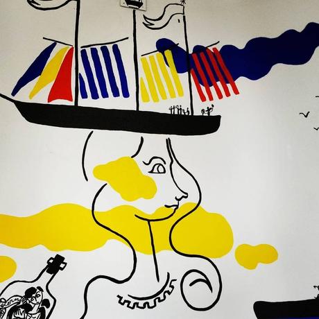 Domaine Saint Clair, Etretat et Jean Charles de Castelbajac. Domaine Saint Clair, Etretat et Jean Charles de Castelbajac.