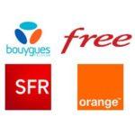 orange sfr free bouygues 150x150 - 4G en France : 25% de nouvelles antennes mises en service en 2017