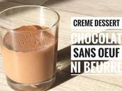 Crème dessert chocolat sans beurre oeuf