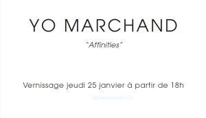 Galerie Claudine LEGRAND     exposition YO MARCHAND  25 Janvier au 10 Février 2018