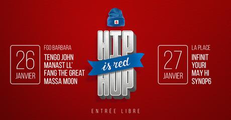 Sixième édition du festival des jeunes pousses du hip-hop made in France : Hip Hop Is Red !