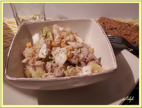 Salade endives-pommes de terre et thon