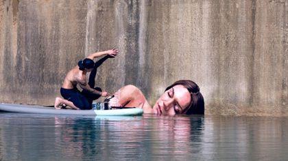 Graffiti submersible par Sean Yoro